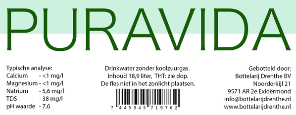 PURAVIDA label